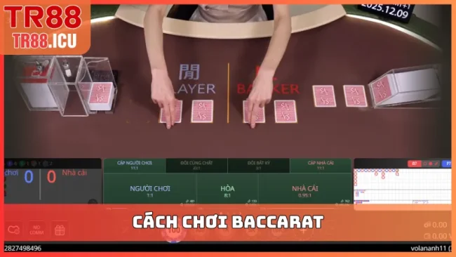 Cách chơi baccarat